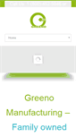 Mobile Screenshot of greenomfg.com